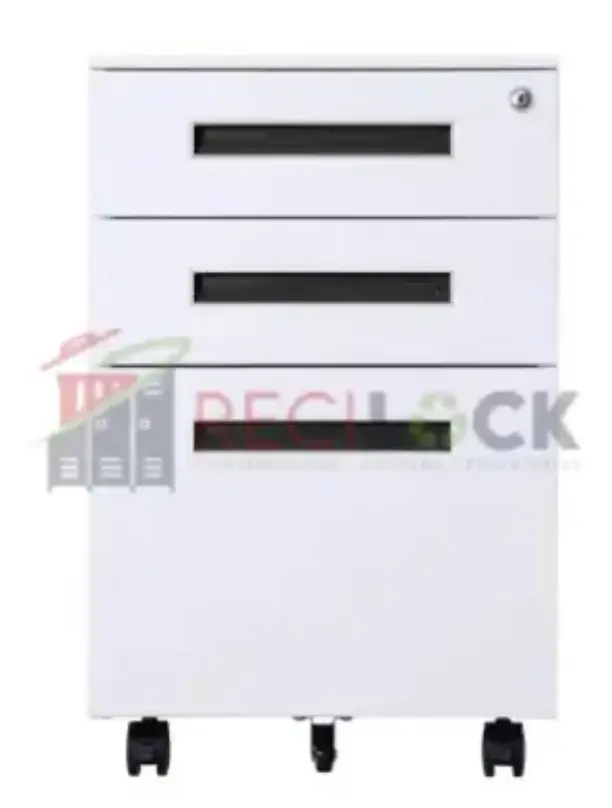 Cajonera metálica baja de 3 cajones (SA-MF3D)